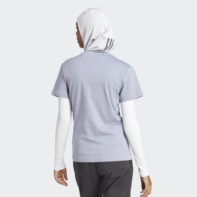 Terrex Classic Logo Camiseta Adidas Prata Violeta