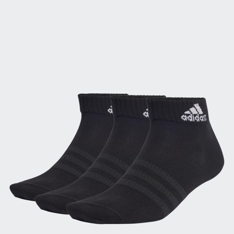 Meias Esportivas Finas E Leves 6 Pares Adidas Preto