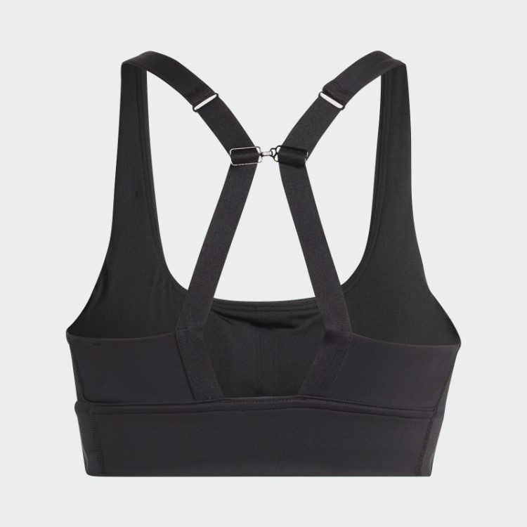 Sutiã Hiit Preto Adidas Powerimpact Luxe Training De Suporte Médio