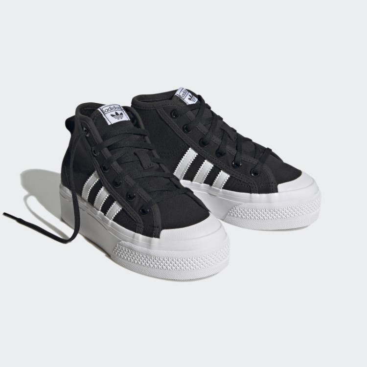 Adidas Nizza Sapato Meia Plataforma Branco