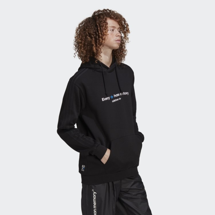 Moletom Com Capuz Graphics Common Memory Preto Adidas