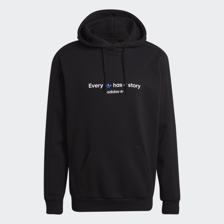Moletom Com Capuz Graphics Common Memory Preto Adidas