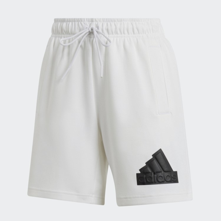 Quente Adidas Future Icons Distintivo De Shorts Esportivos Branco