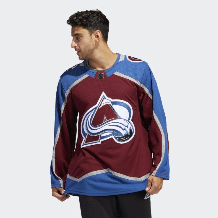Avalanche Home Autêntico Jersey Bordô Adidas