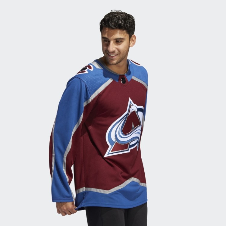 Avalanche Home Autêntico Jersey Bordô Adidas