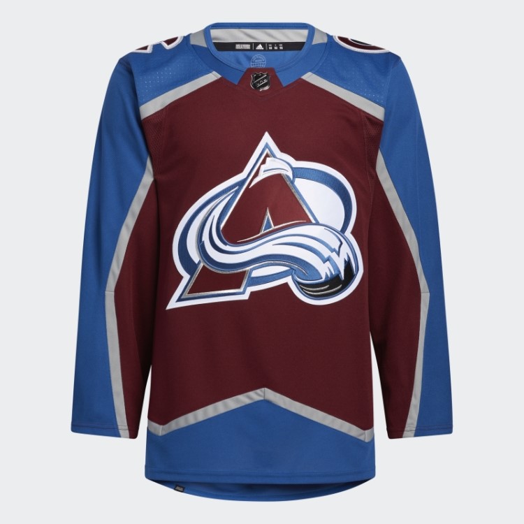 Avalanche Home Autêntico Jersey Bordô Adidas