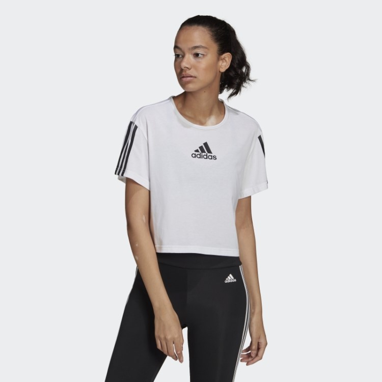 Camiseta Esportiva Adidas Aeroready Made For Training Branca