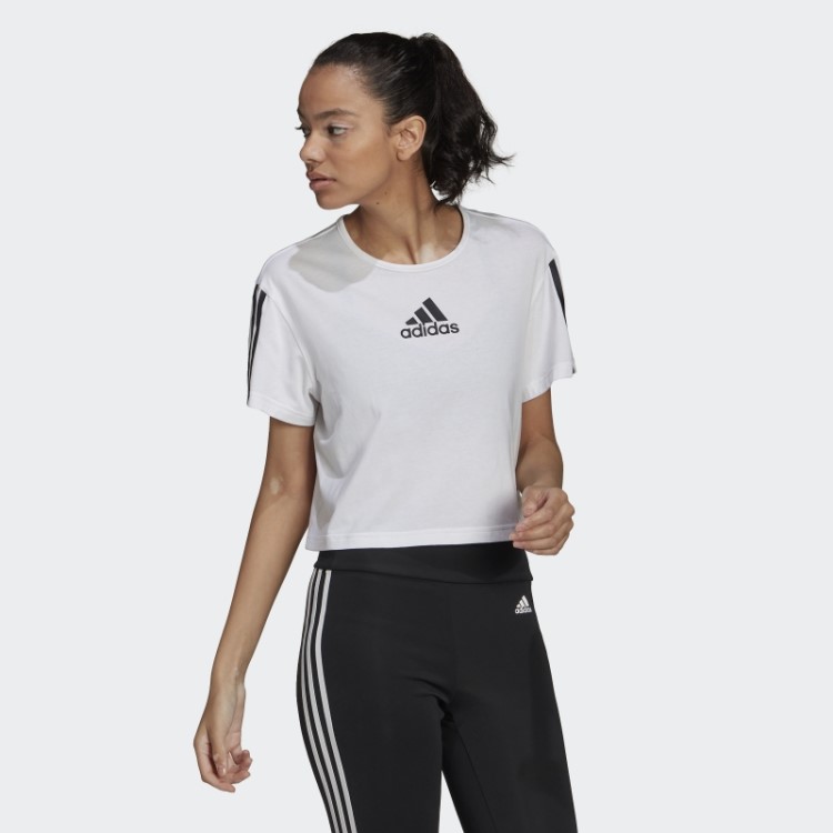 Camiseta Esportiva Adidas Aeroready Made For Training Branca