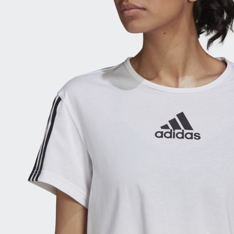 Camiseta Esportiva Adidas Aeroready Made For Training Branca