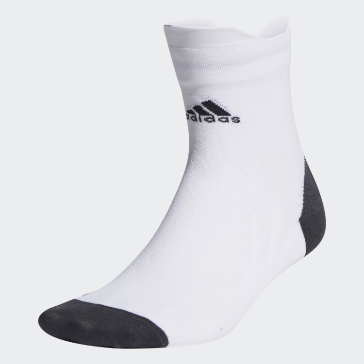 Meias Esportivas Adidas Mesh Graphic Quarter Brancas