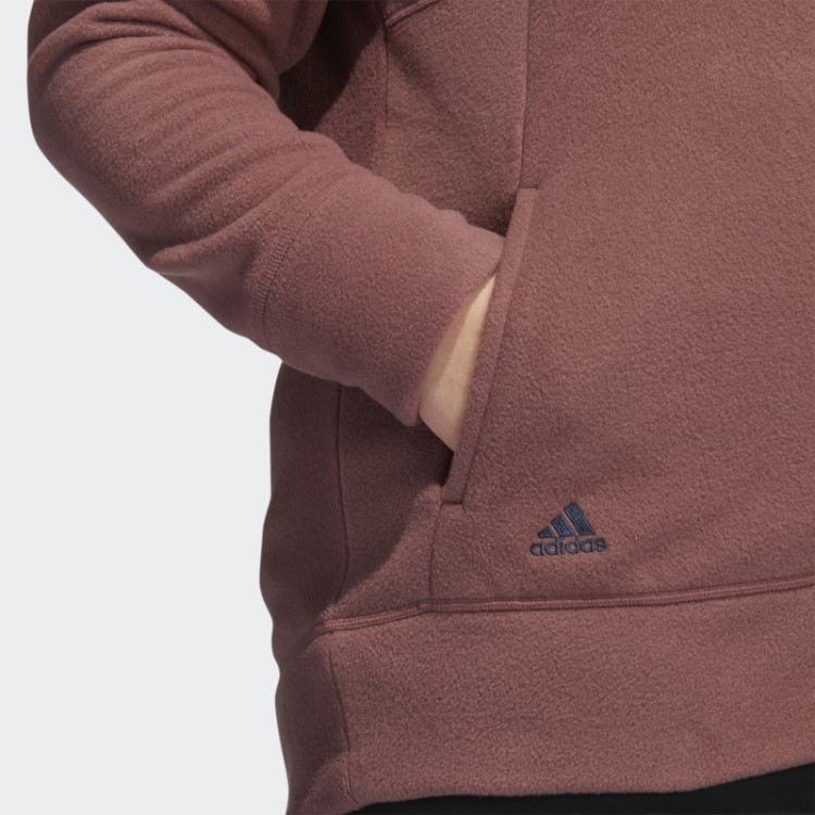 Jaqueta De Lã Polar Adidas (tamanho Grande) Bordô