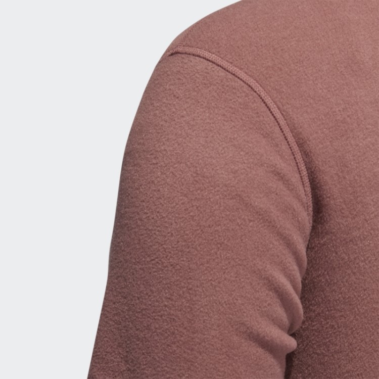 Jaqueta De Lã Polar Adidas (tamanho Grande) Bordô