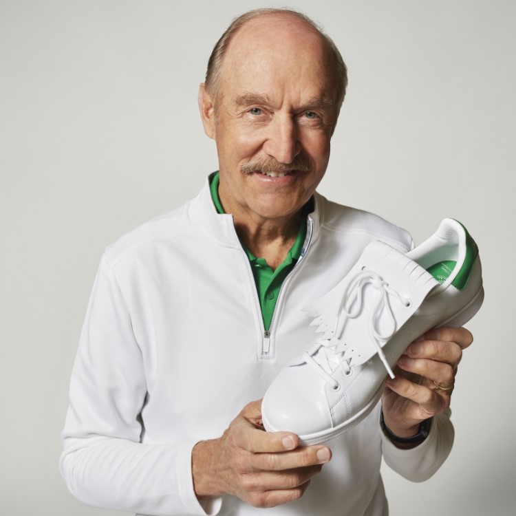 Stan Smith Primegreen Edição Especial Sapatos De Golfe Sem Pontas Adidas Branco
