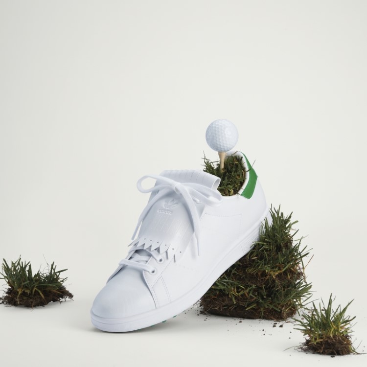 Stan Smith Primegreen Edição Especial Sapatos De Golfe Sem Pontas Adidas Branco