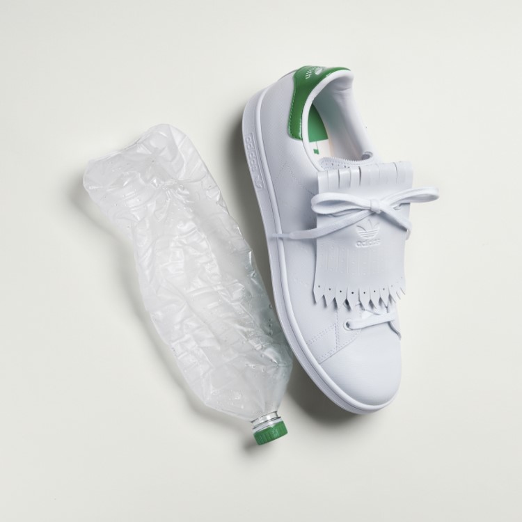 Stan Smith Primegreen Edição Especial Sapatos De Golfe Sem Pontas Adidas Branco