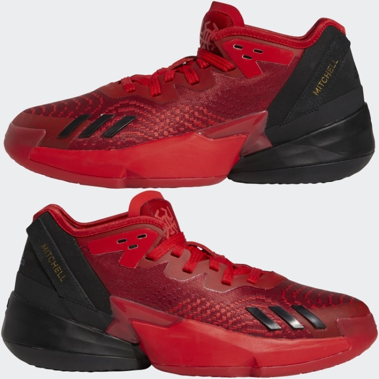 Vitória Vermelho Adidas D.o.n. Edição # 4 Tênis De Basquete Quente