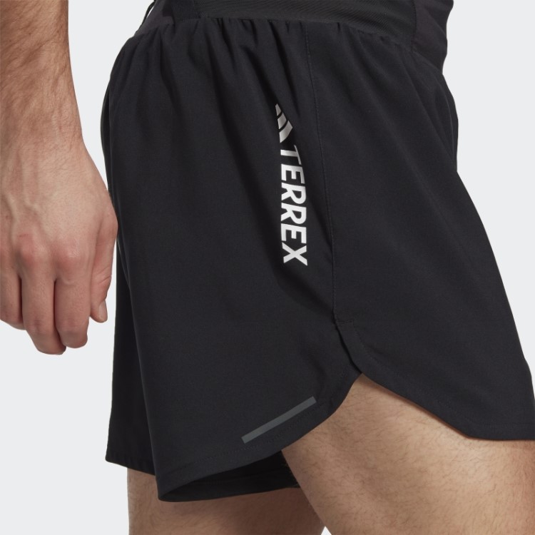 Bermuda De Corrida Terrex Agravic Adidas Preto