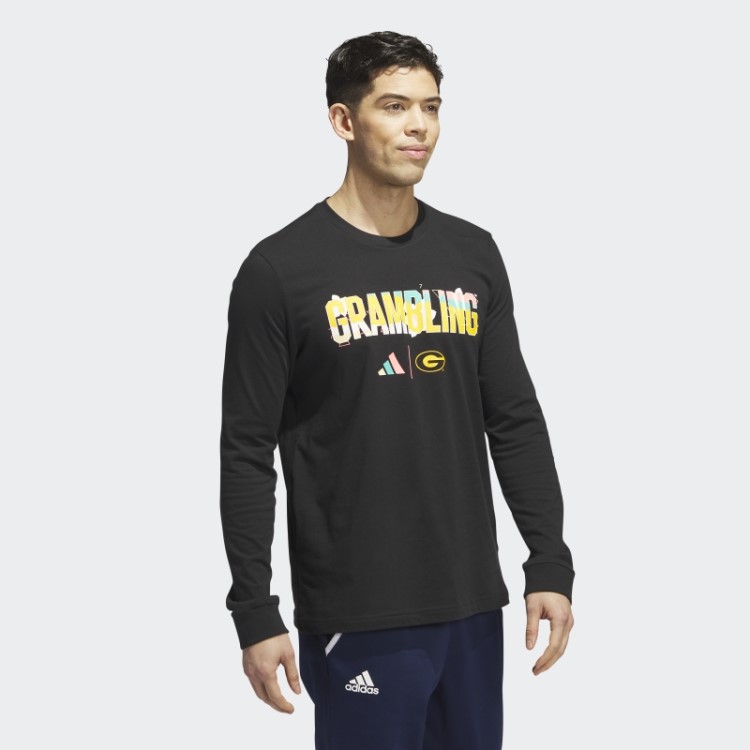Camiseta Preta Manga Longa Adidas Tigers