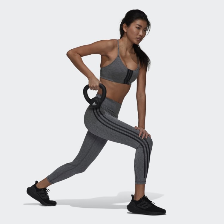 Optime Trainicons 7/8 Leggings Adidas Cinza Escuro Urze