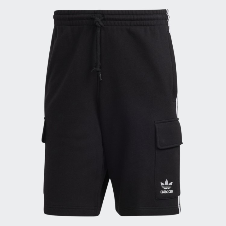 Bermuda Cargo Adicolor Classics Com As 3 Listras Pretas Adidas