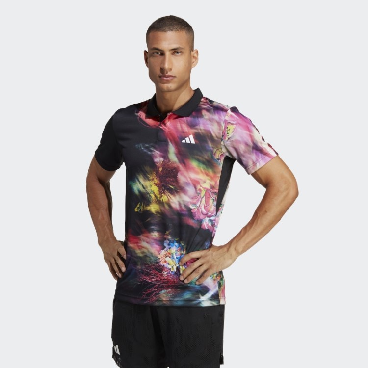 Adidas Multicolor Melbourne Tennis Heat.rdy Camisa Polo Freelift