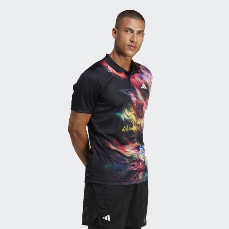 Adidas Multicolor Melbourne Tennis Heat.rdy Camisa Polo Freelift