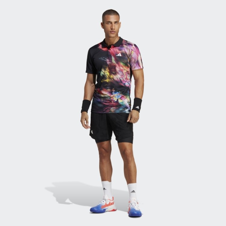 Melbourne Tênis Heat.rdy Freelift Camisa Polo Multicolor Adidas