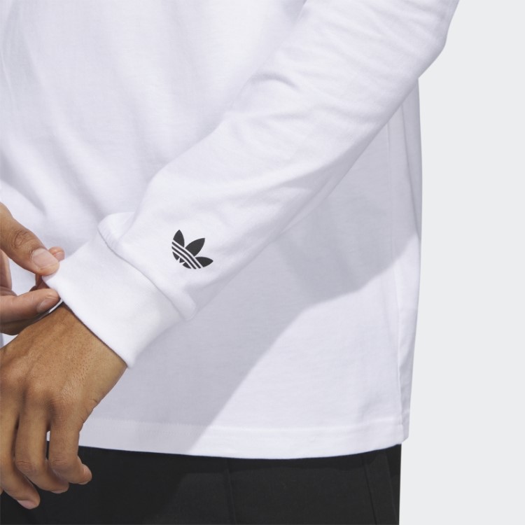 Camiseta Manga Longa Adidas White Dill Soccer Friends
