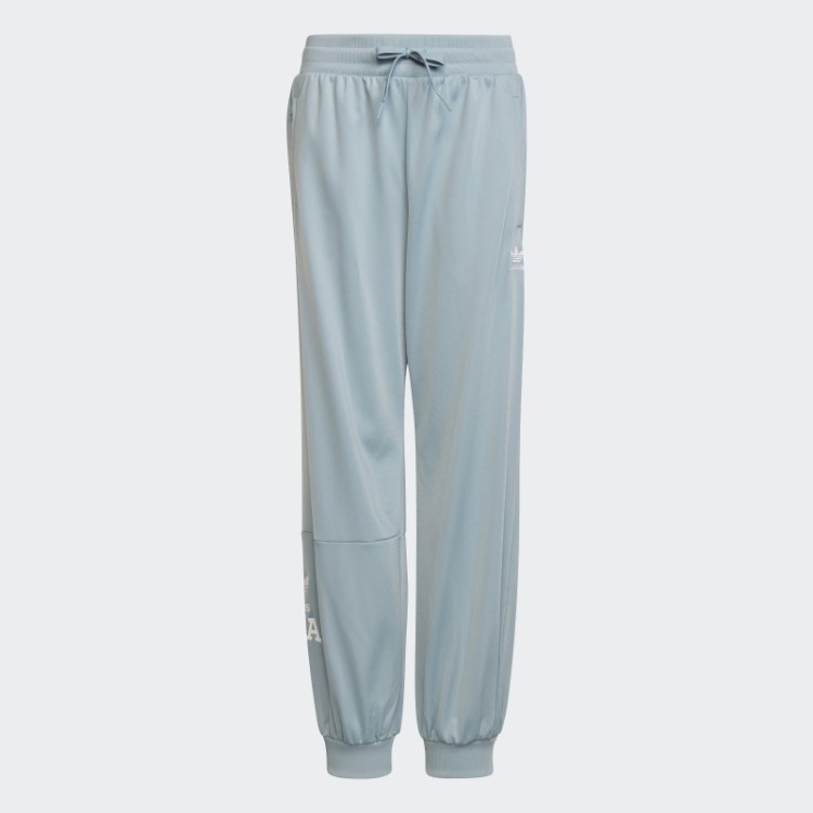 Calça Esportiva Adidas Cinza Com Estampa Gráfica
