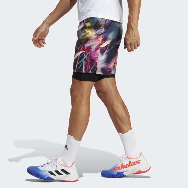 Bermuda De Tênis Multicolorida Melbourne Ergo Adidas