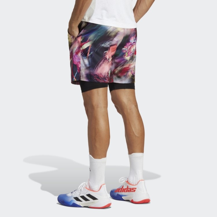 Bermuda De Tênis Multicolorida Melbourne Ergo Adidas