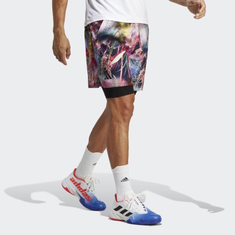 Bermuda De Tênis Multicolorida Melbourne Ergo Adidas