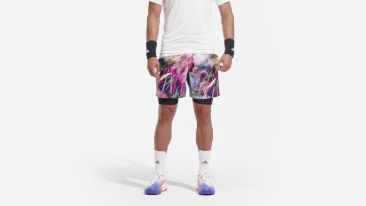 Bermuda De Tênis Preta Adidas Melbourne Ergo