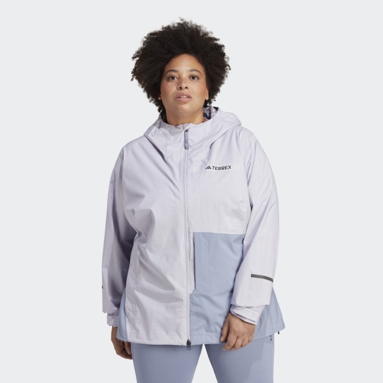 Terrex Multi Rain.rdy Jaqueta De Chuva De 2,5 Camadas (tamanho Grande) Adidas Silver Dawn