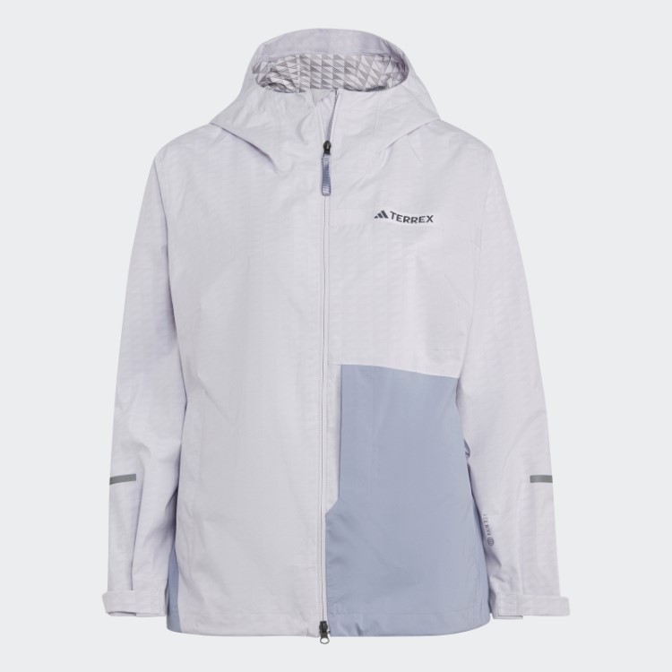 Terrex Multi Rain.rdy Jaqueta De Chuva De 2,5 Camadas (tamanho Grande) Adidas Silver Dawn