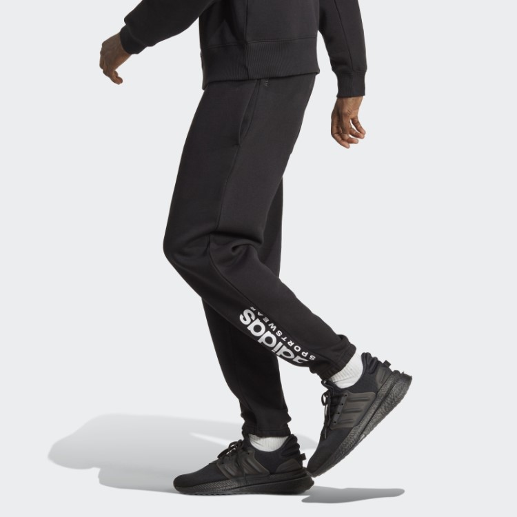 Calça Gráfica De Lã Adidas All Szn Preta