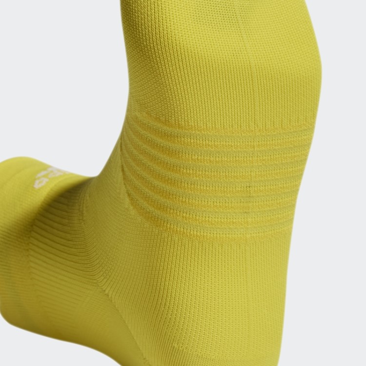 Meias De Corrida De Desempenho No Tornozelo Amarelas Adidas