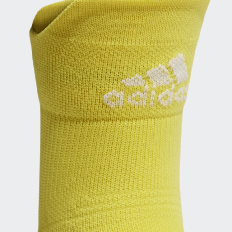 Meias De Corrida De Desempenho No Tornozelo Amarelas Adidas