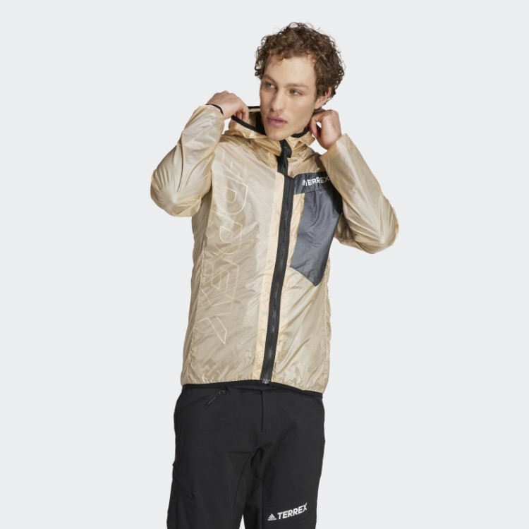 Sand Techrock Três Em Um Jaqueta Com Capuz Vento Adidas