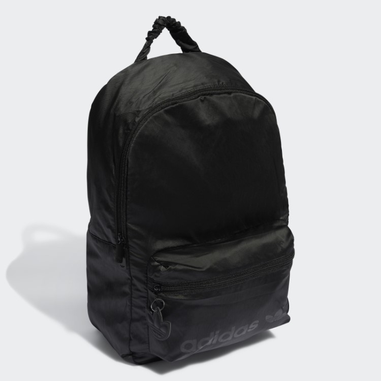 Mochila Clássica De Cetim Preto Adidas