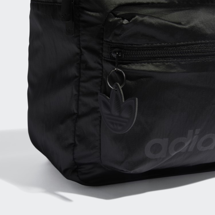 Mochila Clássica De Cetim Preto Adidas