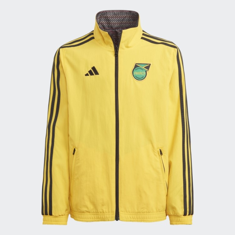 Jaqueta Preta Adidas Jamaica Hino