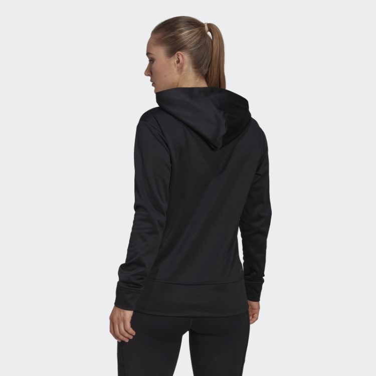 Moletom Com Capuz Preto Adidas Aeroready Big Logo