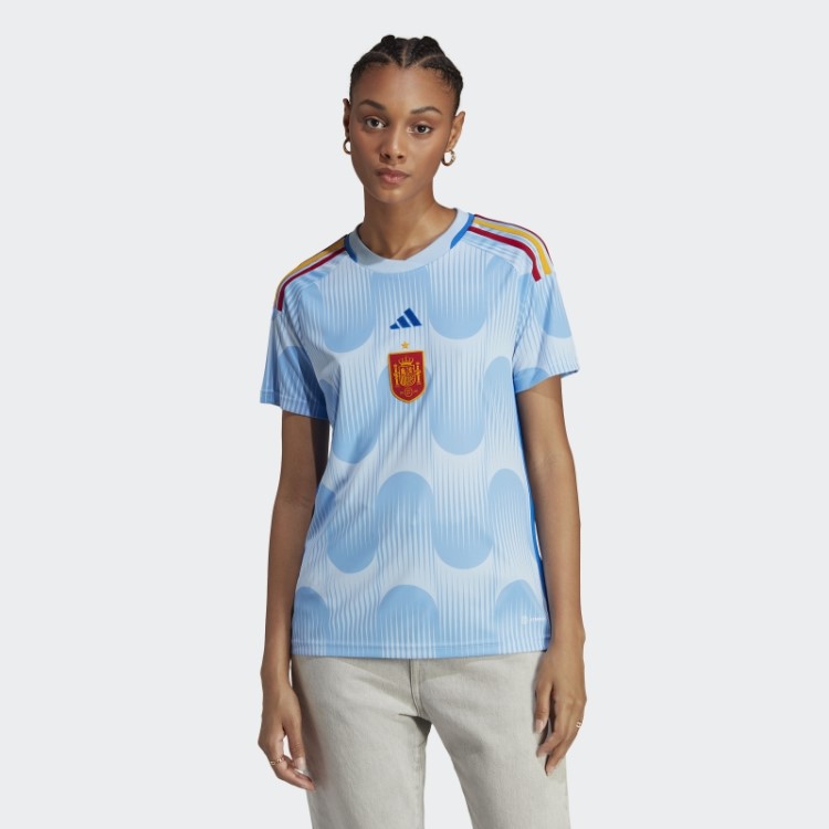 Camisa Adidas Glow Blue Espanha 22 Fora