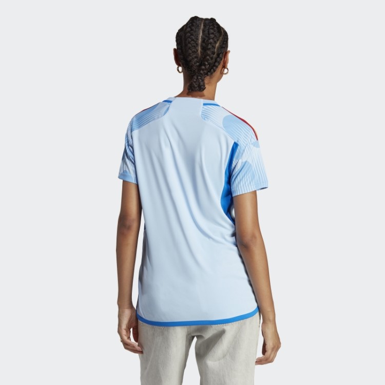 Camisa Adidas Glow Blue Espanha 22 Fora