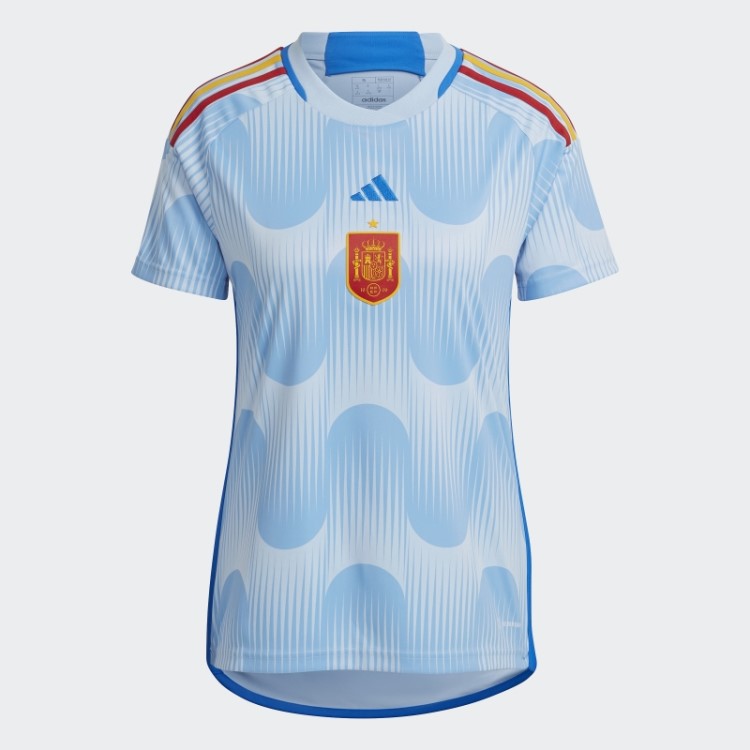 Camisa Adidas Glow Blue Espanha 22 Fora