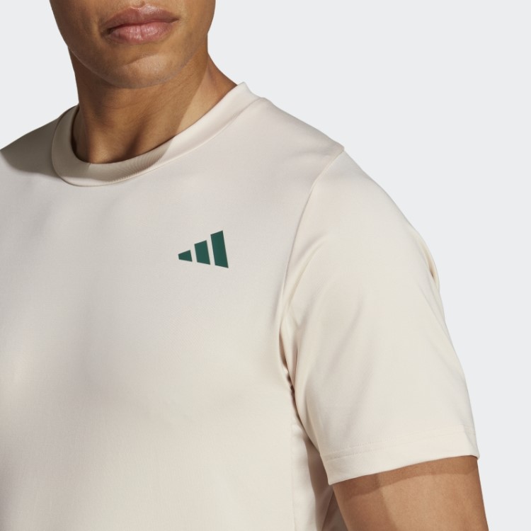 Camiseta De Linho Gráfico De Clube Esportivo Adidas Elegante