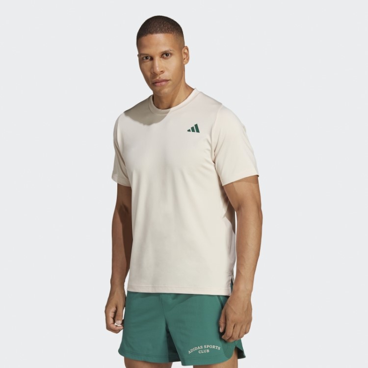 T-shirt Gráfico De Clube Desportivo De Linho Adidas