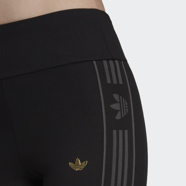 Legging Preta Adidas Ski Chique Canelada Quente