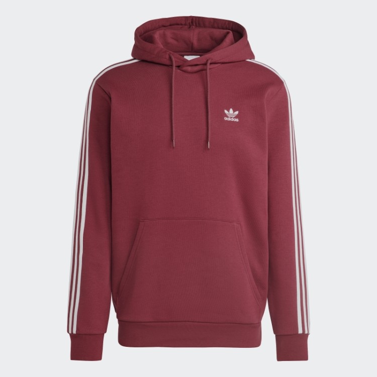 Moletom Vermelho Adidas Adicolor Classics Com As Três Listras